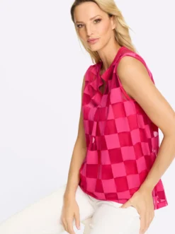 Shirttop in 2-in-1-Optik