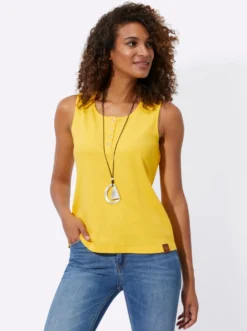 Shirttop in Ripp-Optik