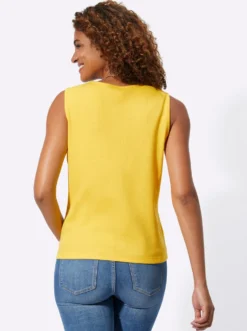 Shirttop in Ripp-Optik