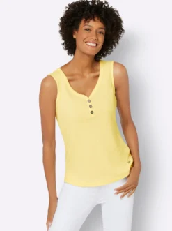 Shirttop in Ripp-Qualität