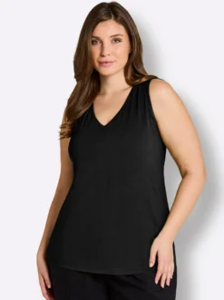 Shirttop mit Bindeband im Nacken