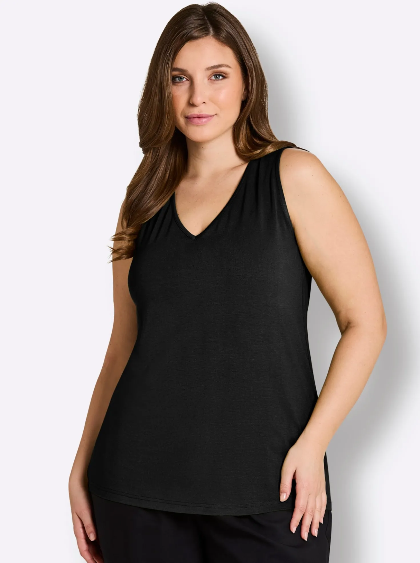 Shirttop mit Bindeband im Nacken