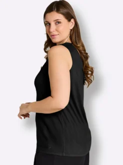 Shirttop mit Bindeband im Nacken