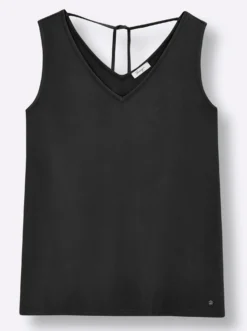 Shirttop mit Bindeband im Nacken