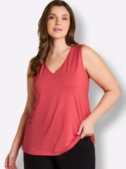 Shirttop mit Bindeband im Nacken