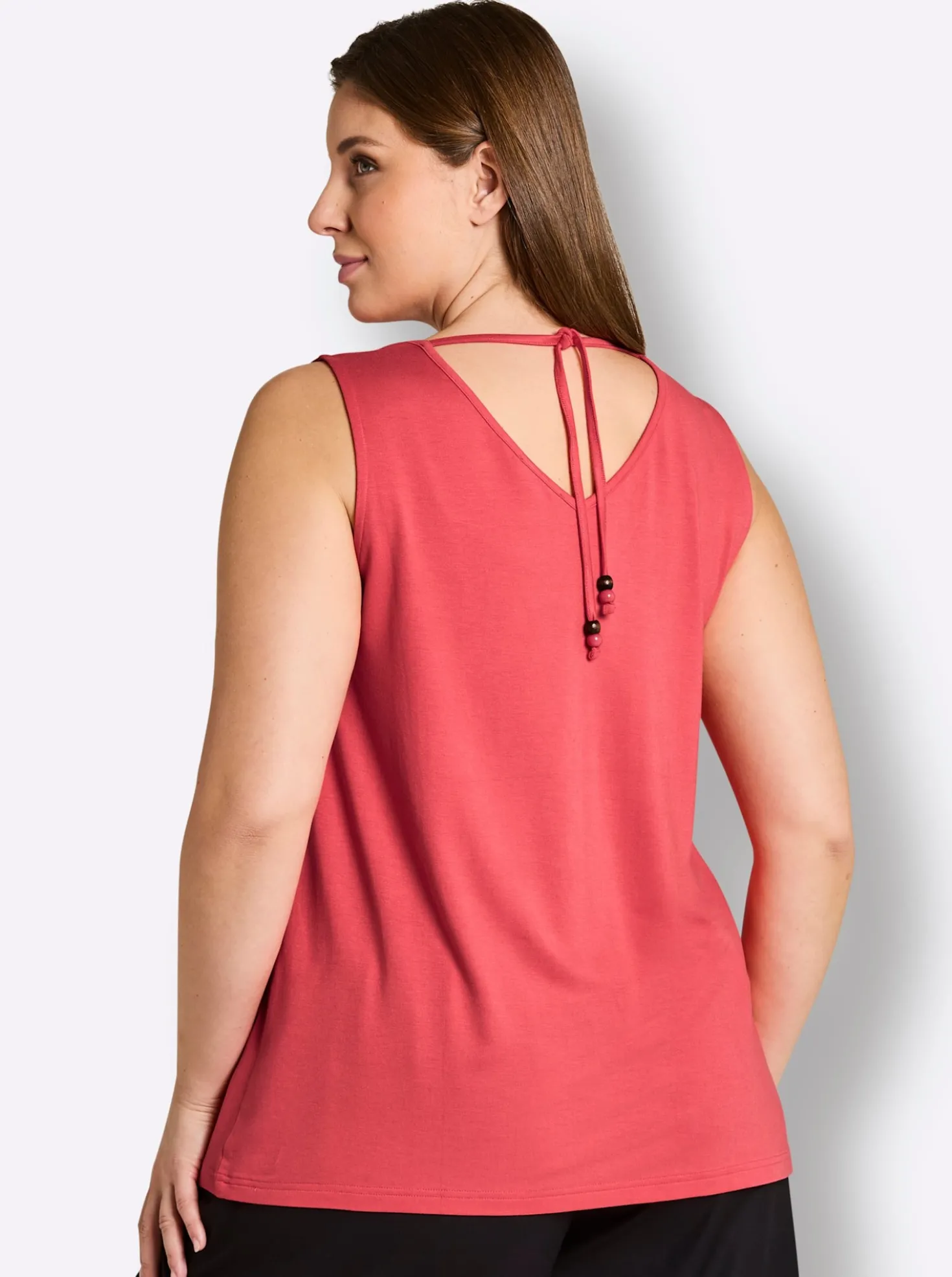 Shirttop mit Bindeband im Nacken