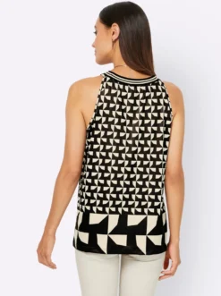 Shirttop mit breiten Trägern