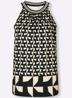 Shirttop mit breiten Trägern