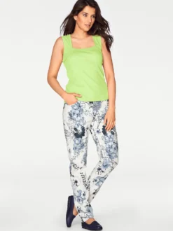 Shirttop mit Karree-Ausschnitt