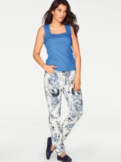 Shirttop mit Karree-Ausschnitt