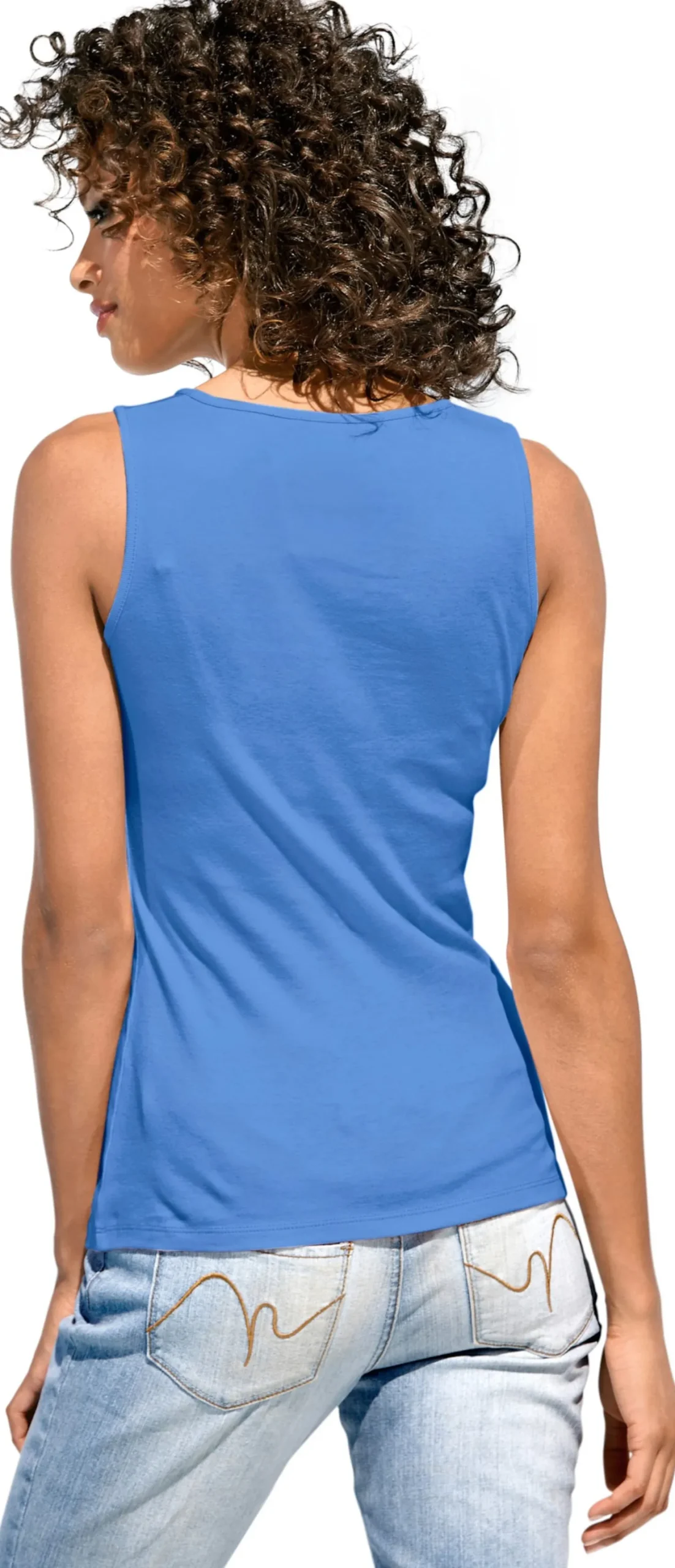 Shirttop mit Karree-Ausschnitt