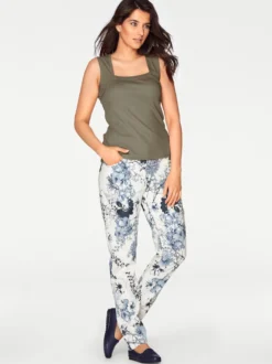 Shirttop mit Karree-Ausschnitt