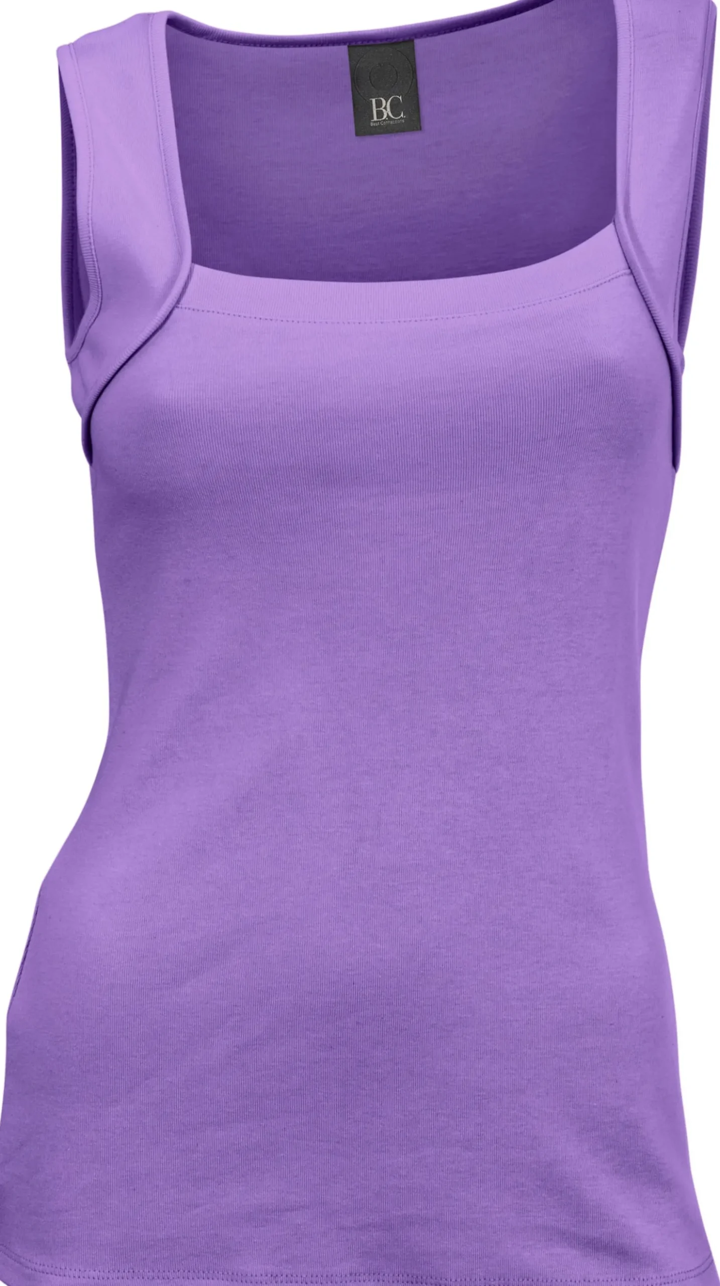 Shirttop mit Karree-Ausschnitt