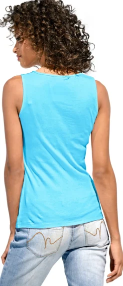 Shirttop mit Karree-Ausschnitt