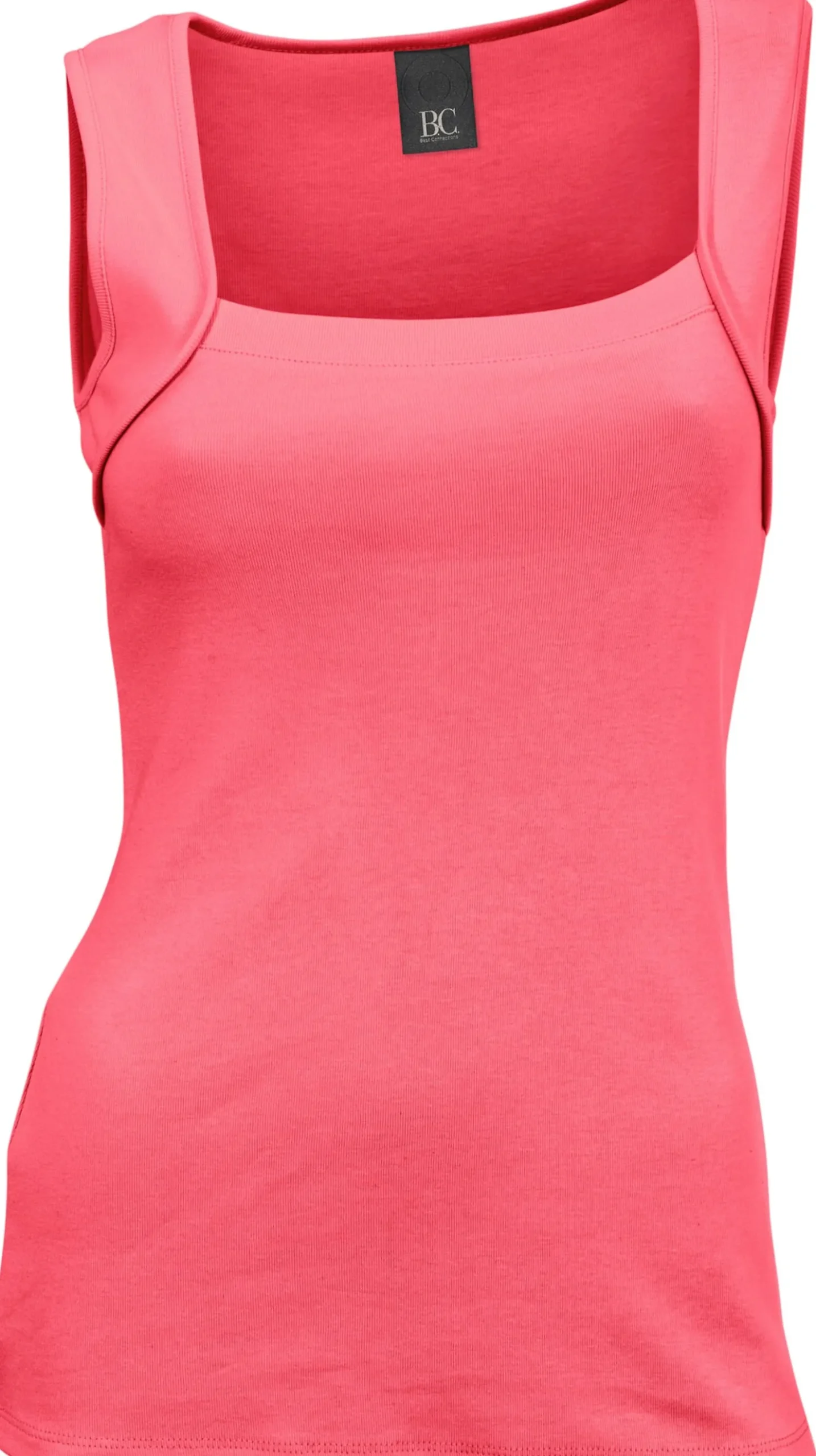 Shirttop mit Karree-Ausschnitt