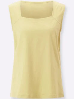 Shirttop mit Karree-Ausschnitt