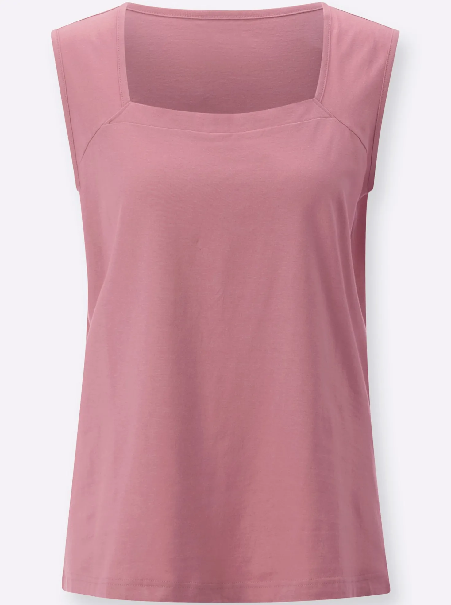 Shirttop mit Karree-Ausschnitt