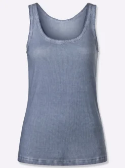Shirttop mit kleinen Fransen