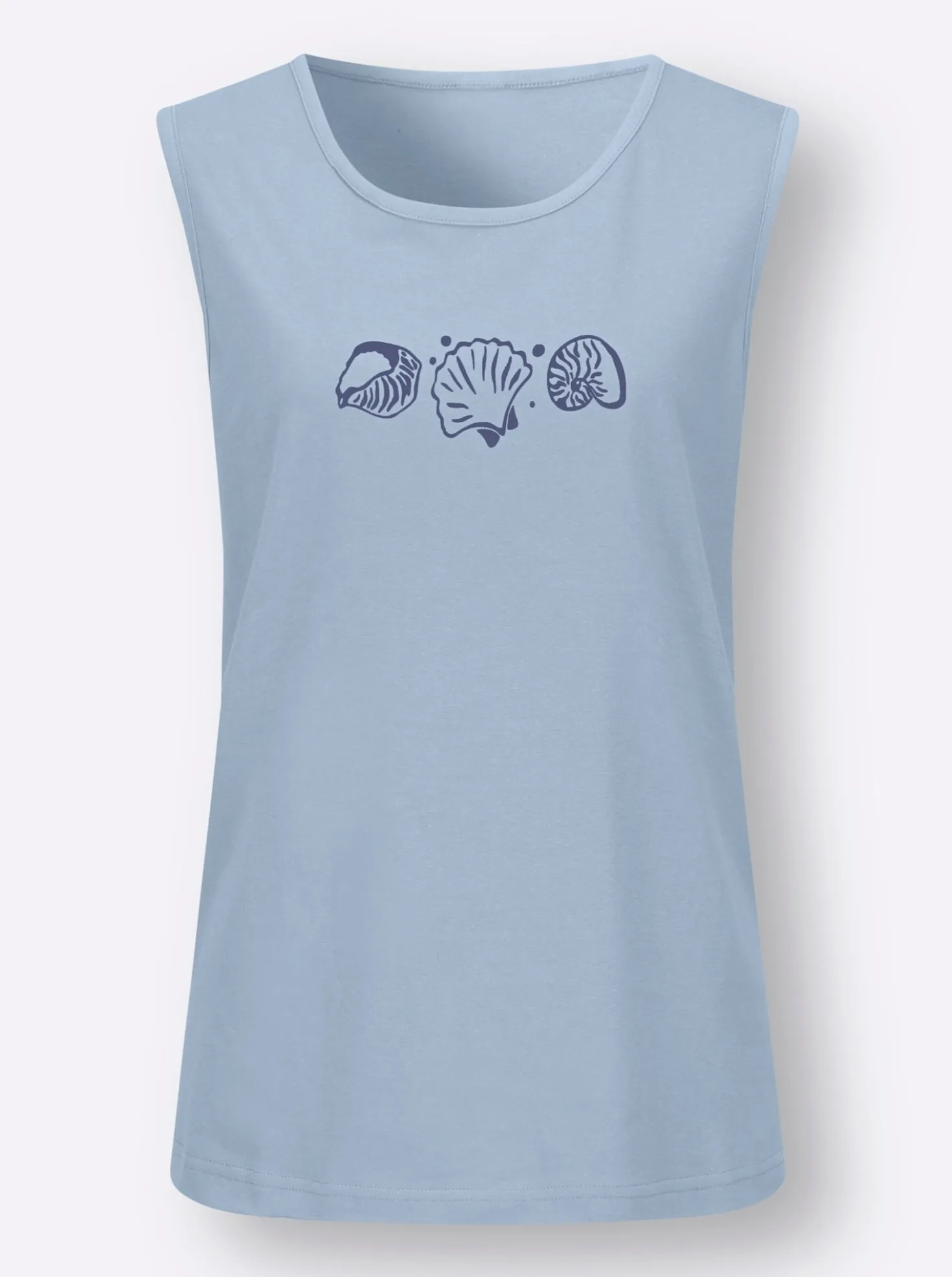 Shirttop mit Seitenschlitzen