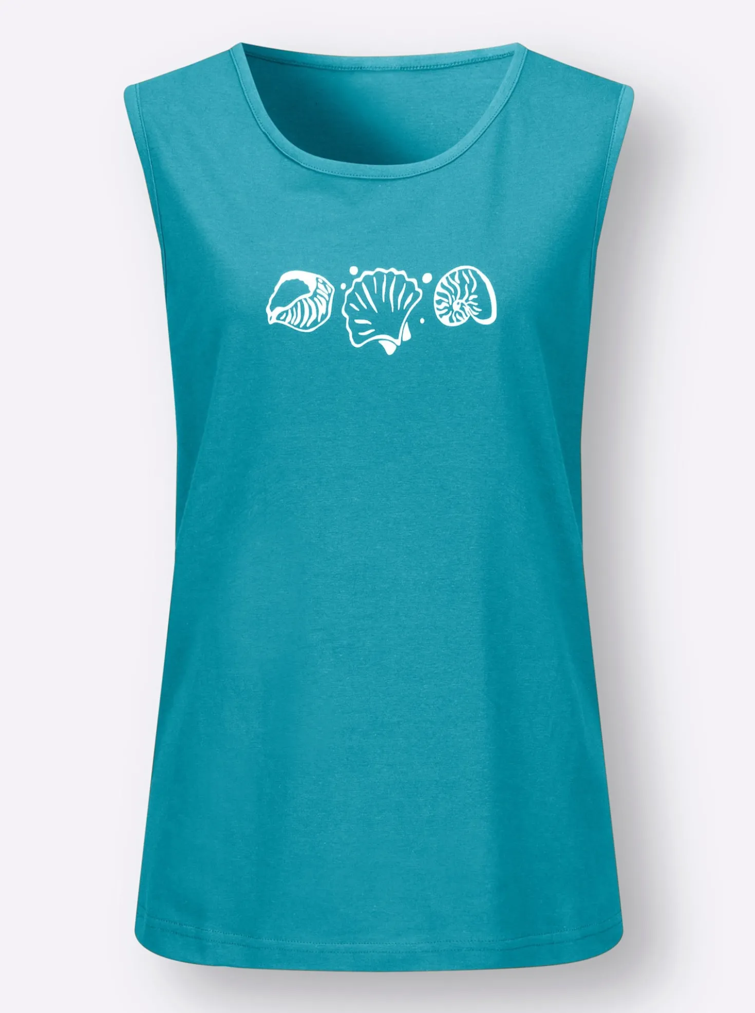 Shirttop mit Seitenschlitzen