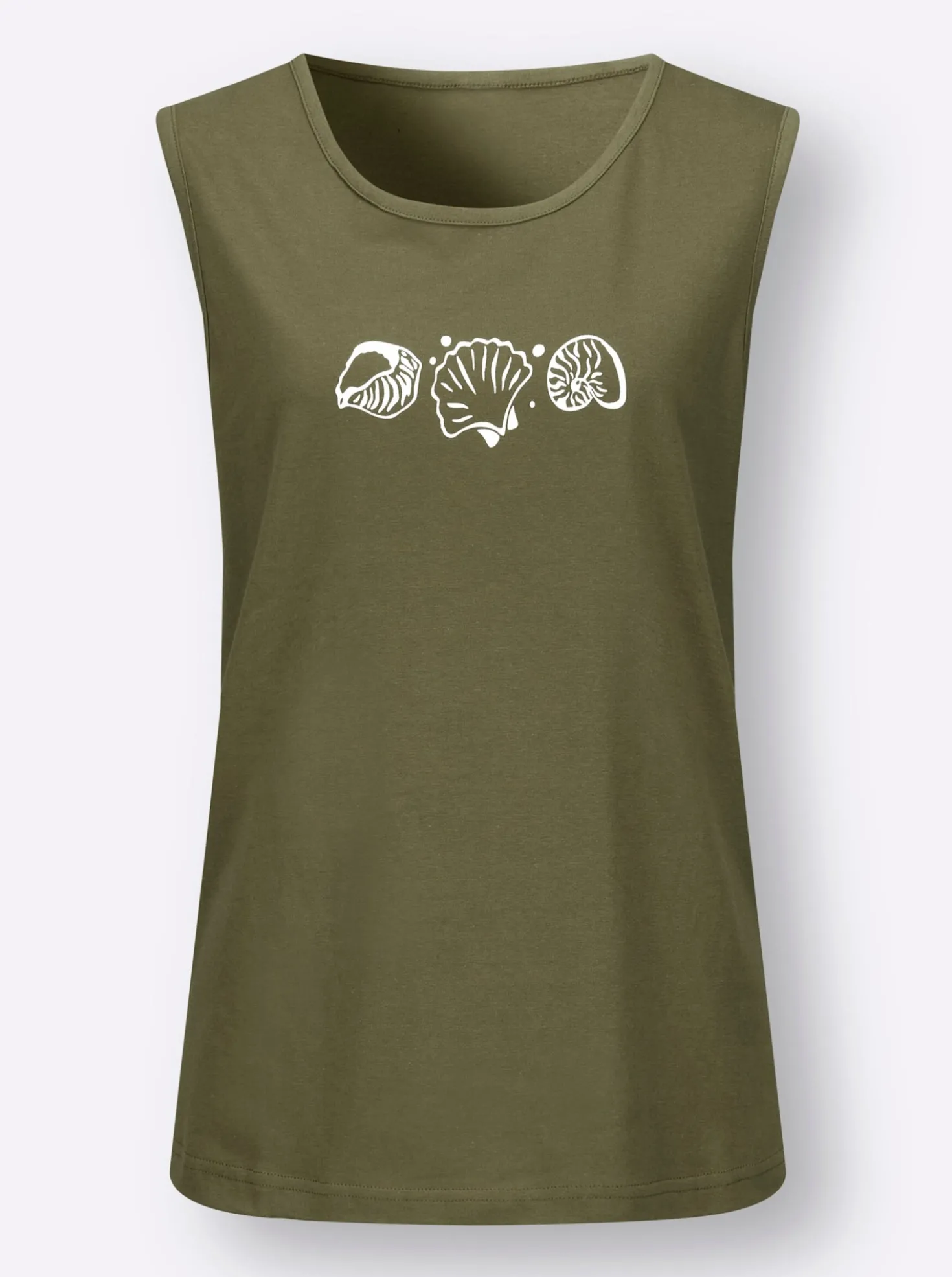 Shirttop mit Seitenschlitzen