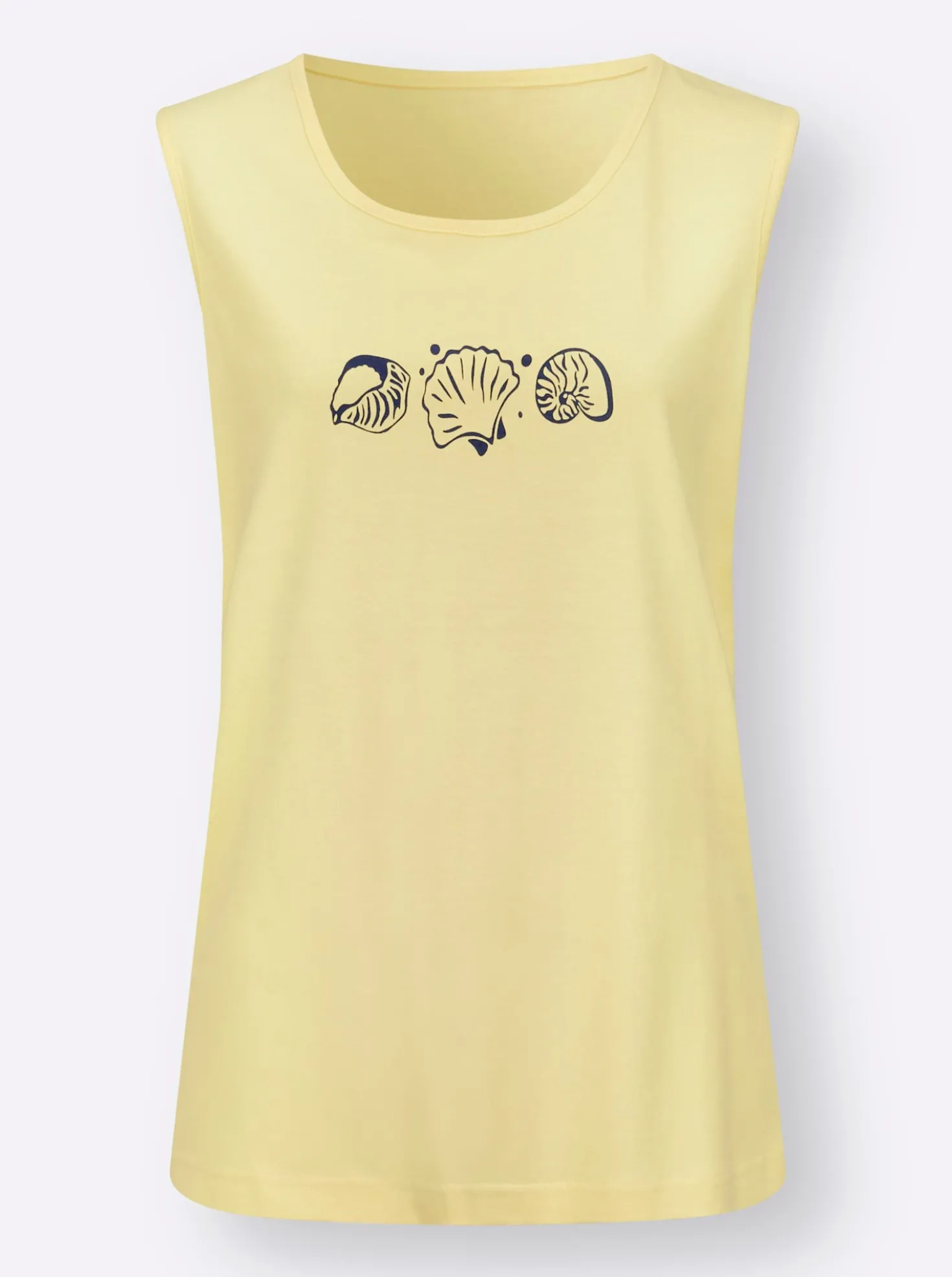 Shirttop mit Seitenschlitzen