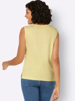 Shirttop mit Seitenschlitzen