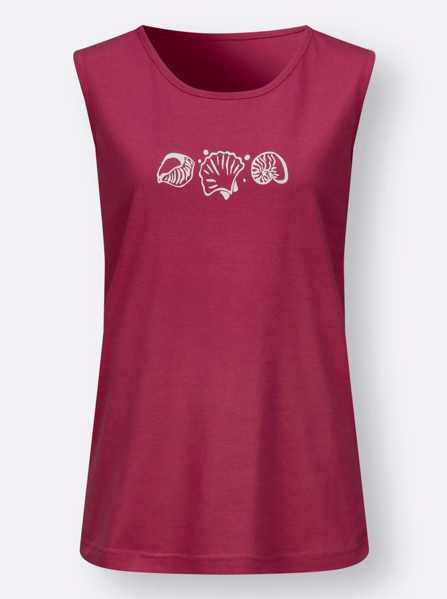 Shirttop mit Seitenschlitzen