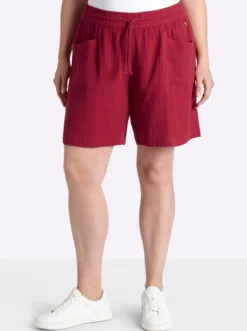 Shorts aus weichem Musselin
