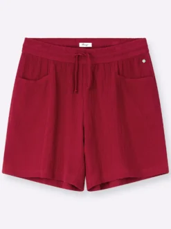 Shorts aus weichem Musselin