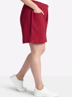 Shorts aus weichem Musselin