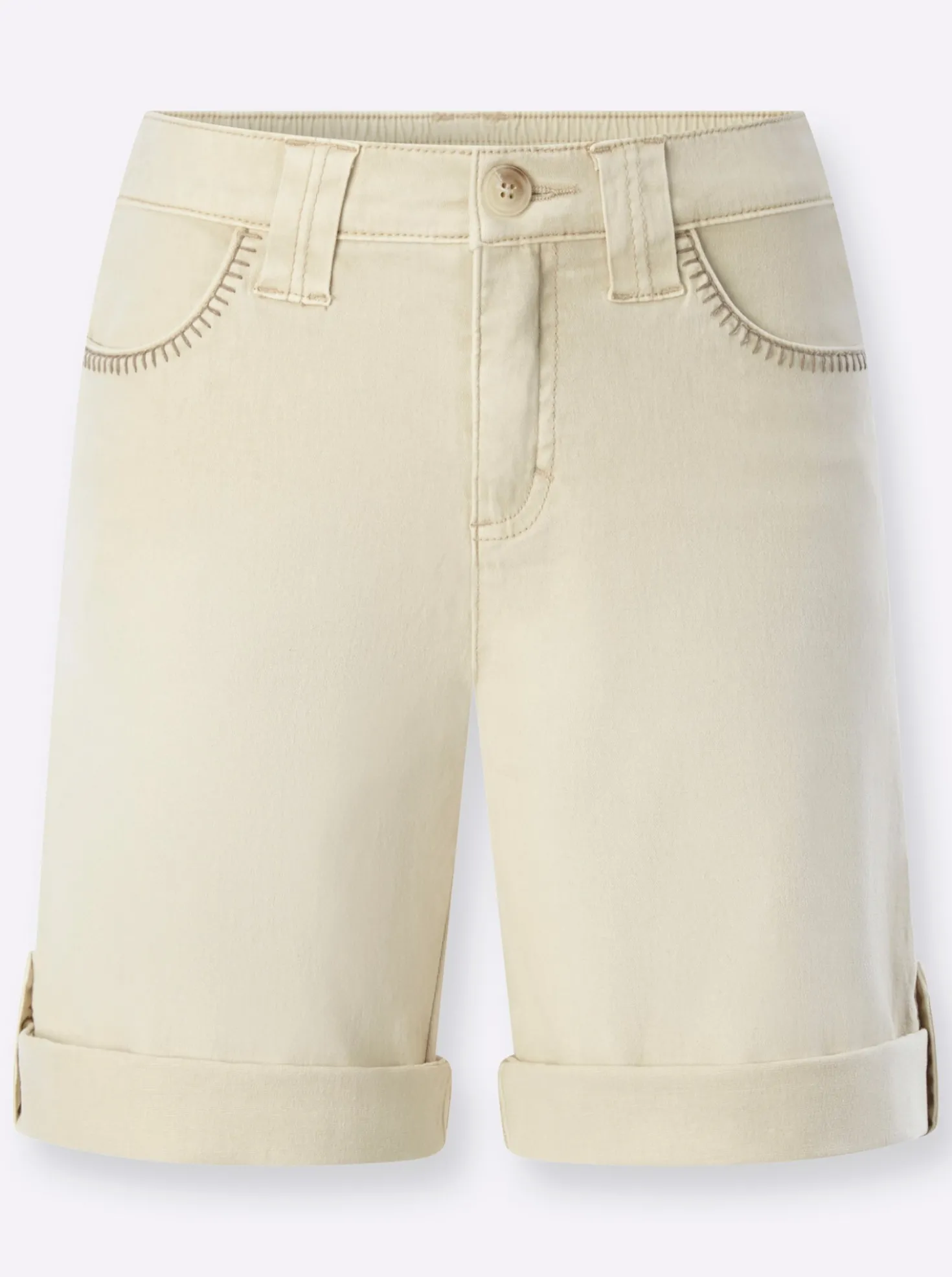 Shorts mit Riegel zum Krempeln