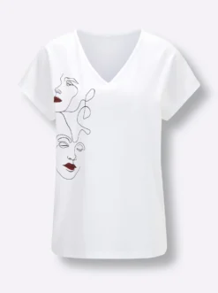 Shorty mit platziertem Print