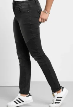 Skinny Jeans im Biker-Look