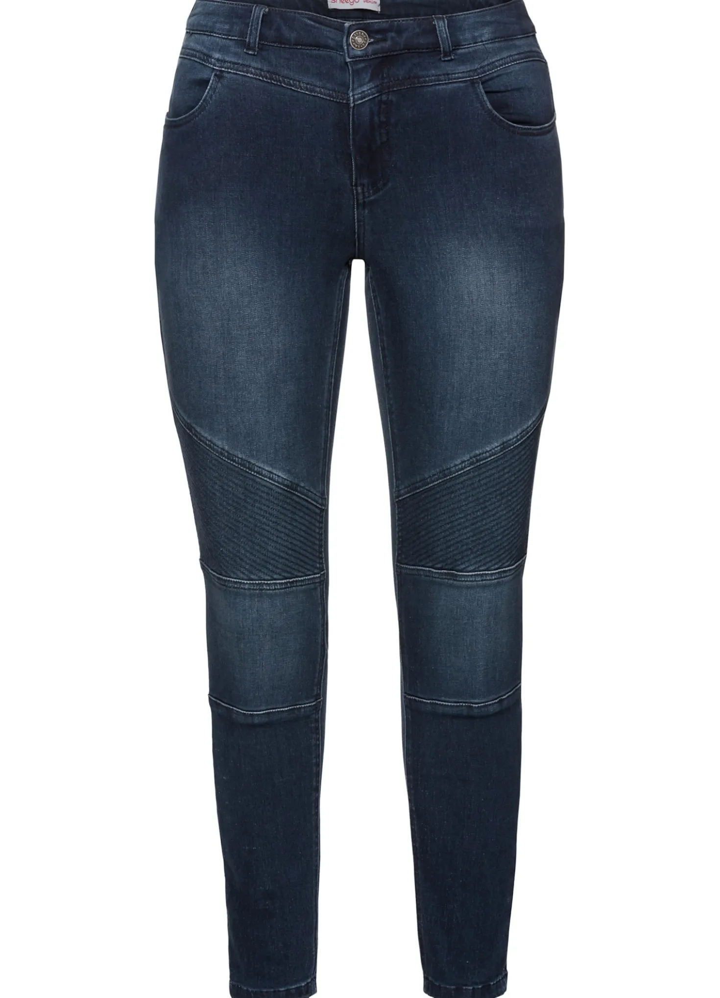 Skinny Jeans im Biker-Look