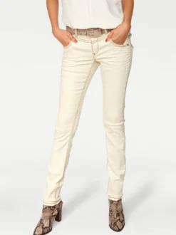 Skinny Jeans mit vertiefter Leibhöhe