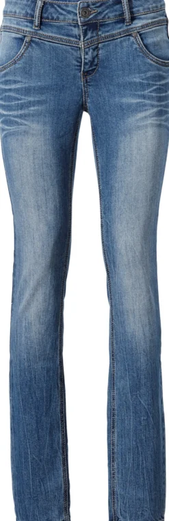 Skinny Jeans mit vertiefter Leibhöhe