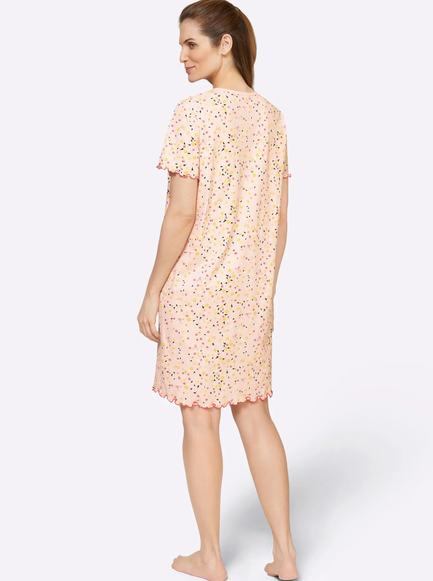 Sleepshirts mit Blumen-Muster