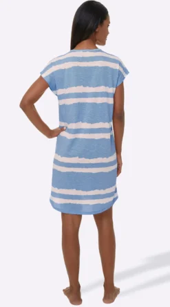 Sleepshirts mit Struktur-Effekt