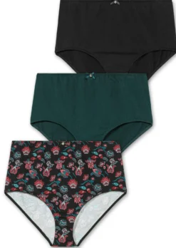 Slip im 3er Pack, mit Zierschleife vorne
