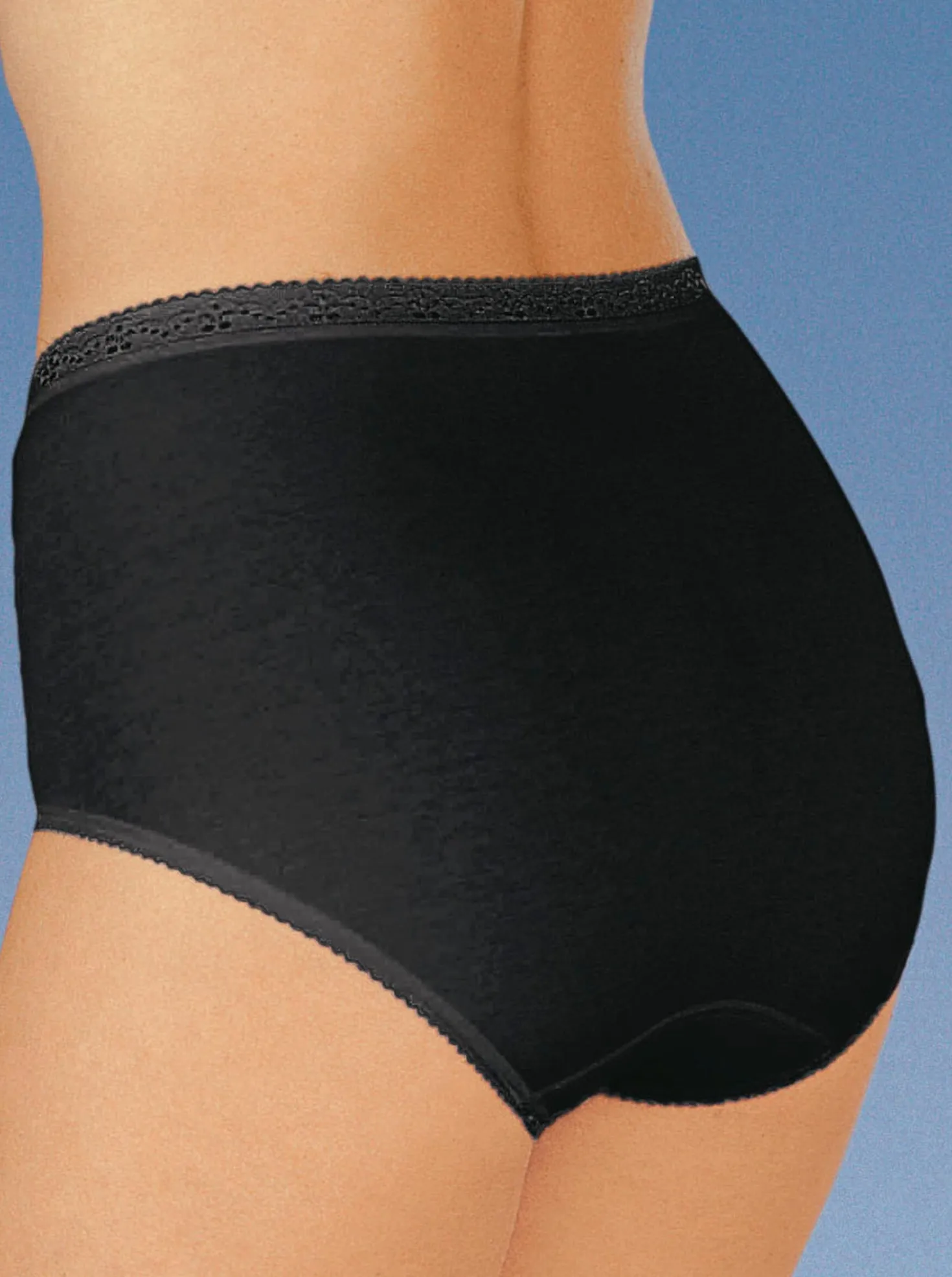 Slip mit Glanzgummibund