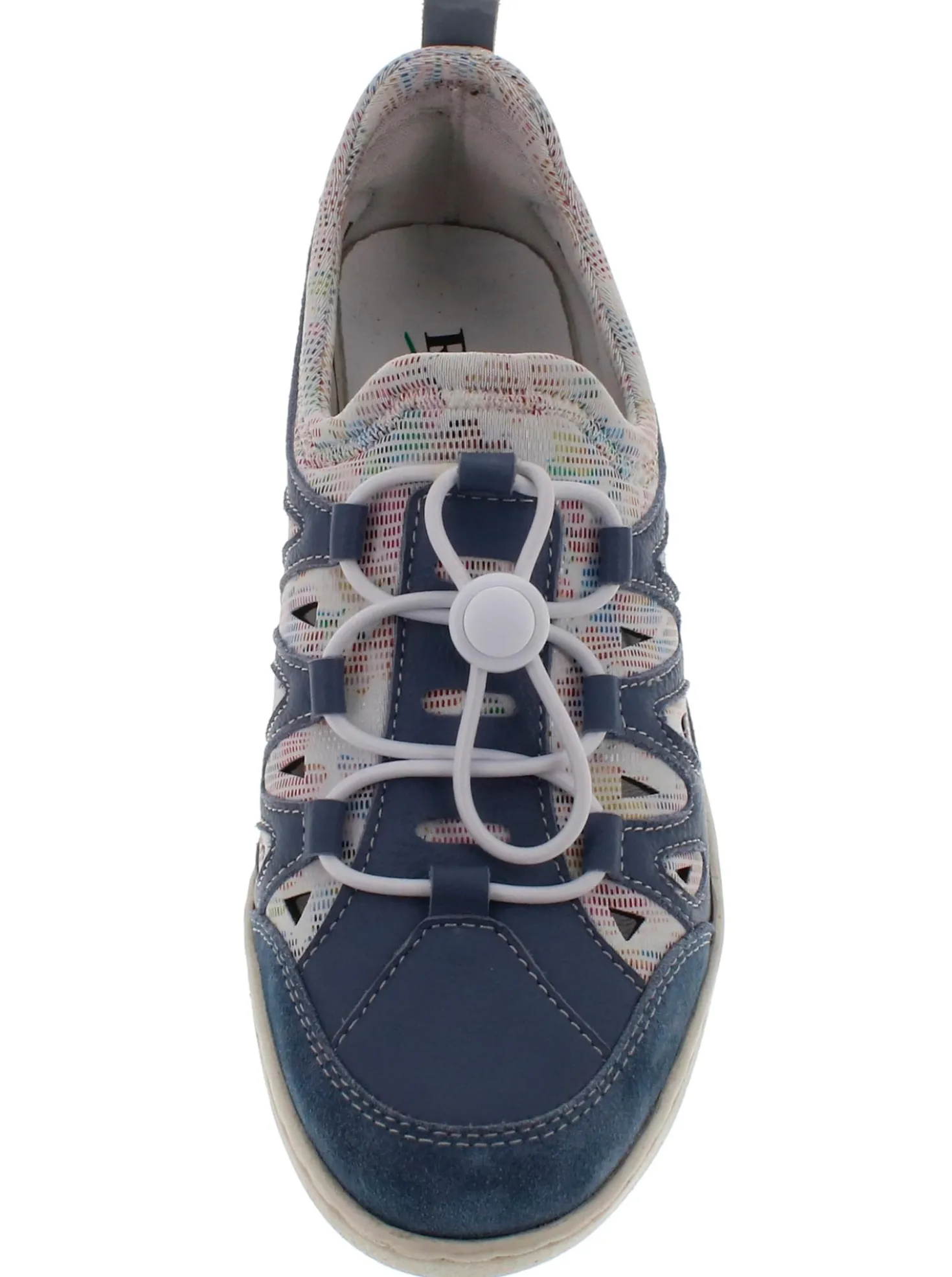Slipper im Materialmix