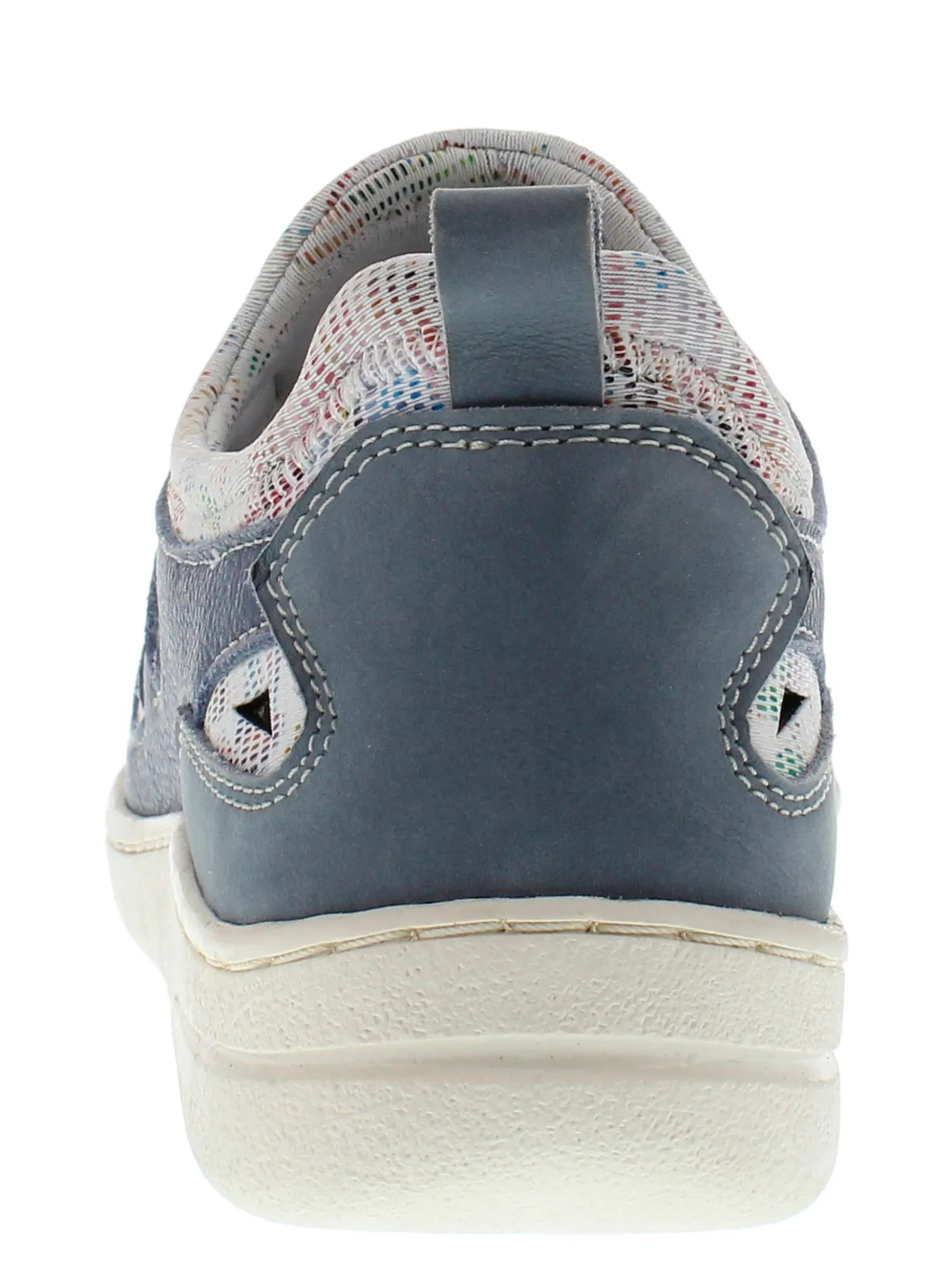 Slipper im Materialmix