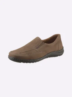 Slipper mit Leder-Fußbett