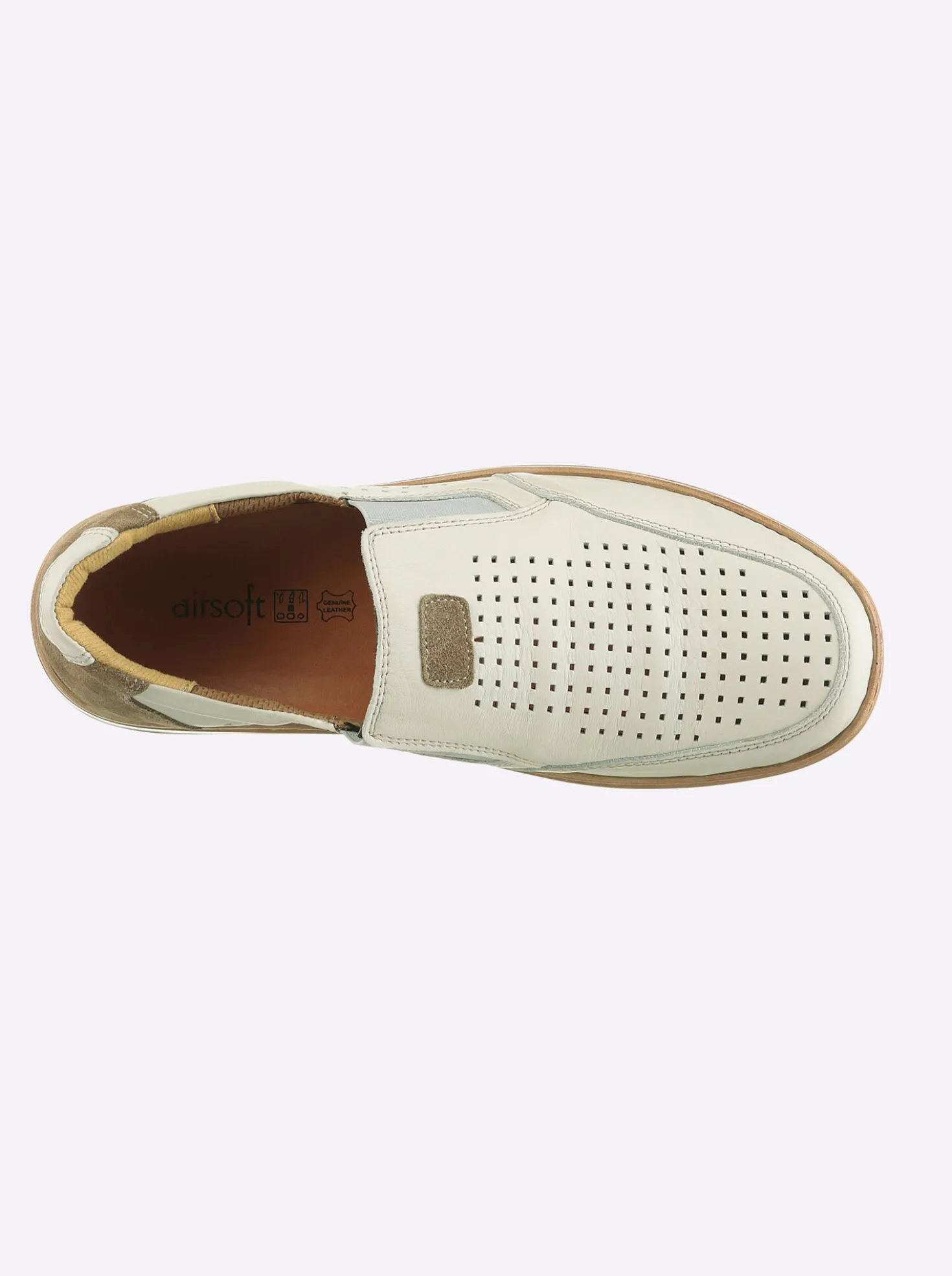 Slipper mit Perforation