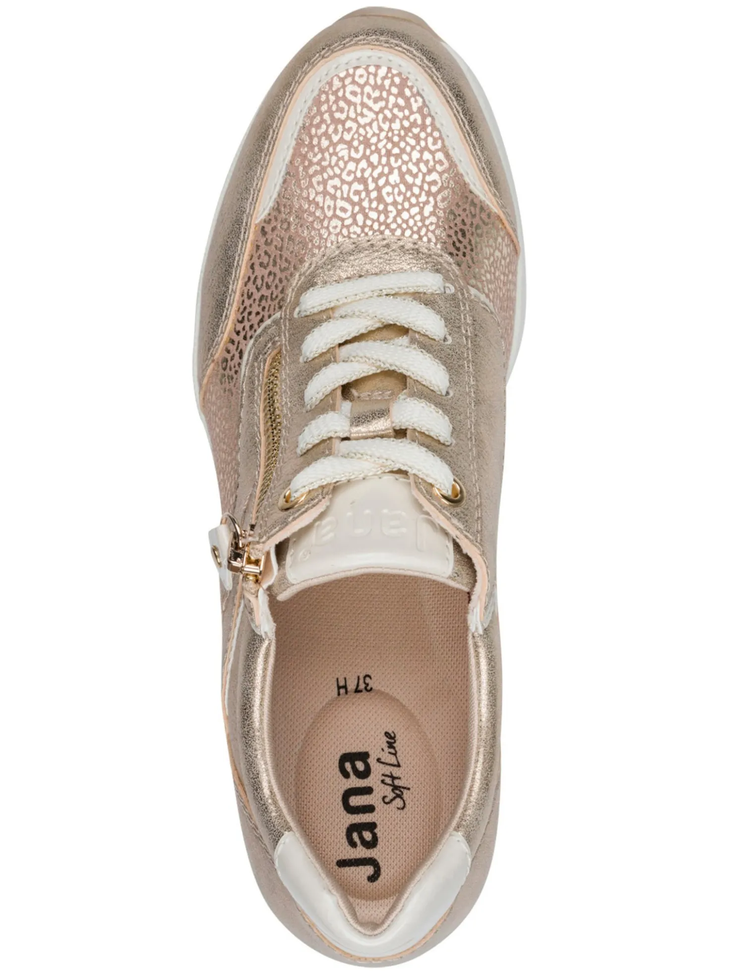 Sneaker im Materialmix
