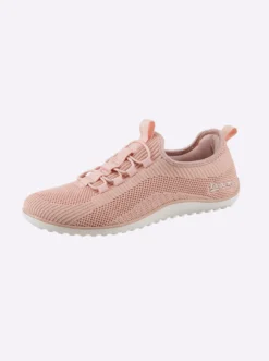 Sneaker mit flacher Gummi-Laufsohle
