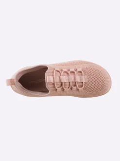 Sneaker mit flacher Gummi-Laufsohle