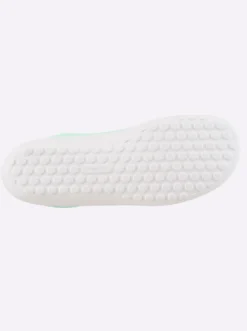 Sneaker mit flacher Gummi-Laufsohle