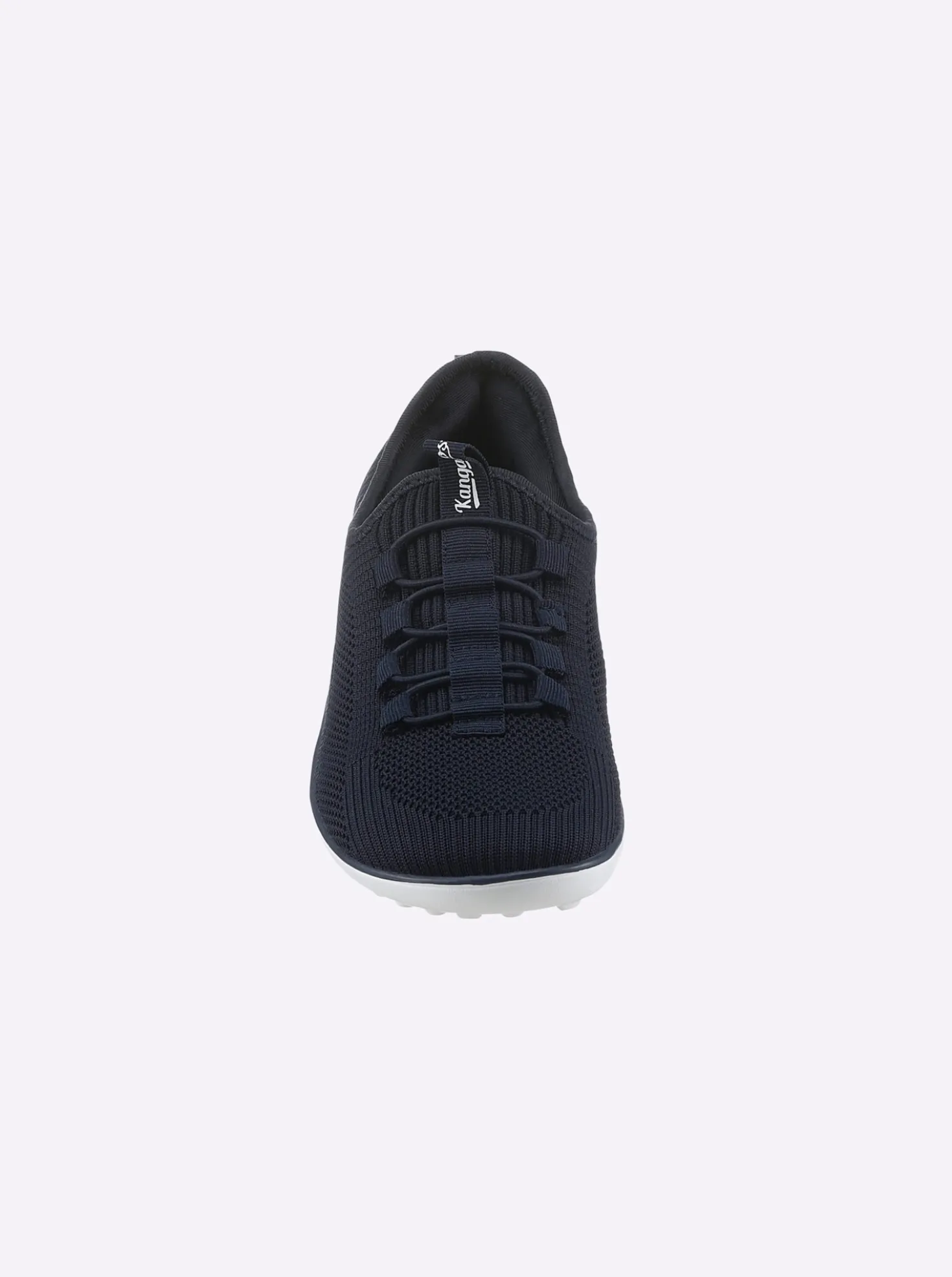 Sneaker mit flacher Gummi-Laufsohle